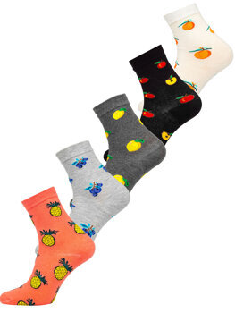 Barevné dámské ponožky Bolf WQ7638-5P 5 PACK