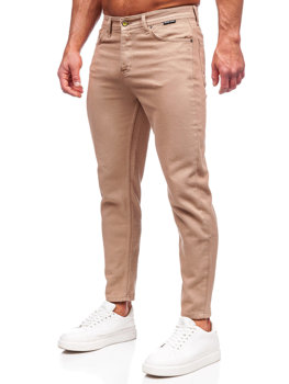 Béžové pánské textilní kalhoty Bolf GT