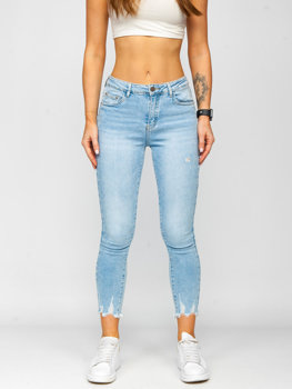 Blankytné dámské džíny Skinny Bolf S9983