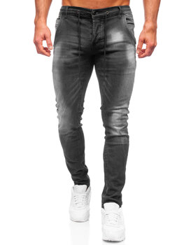 Černé pánské džíny regular fit Bolf MP004N