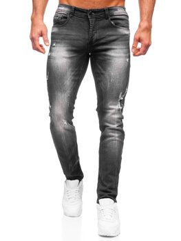 Černé pánské džíny regular fit Bolf MP010N