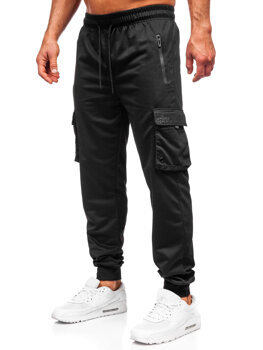 Černé pánské jogger teplákové kapsáčé Bolf JX6360
