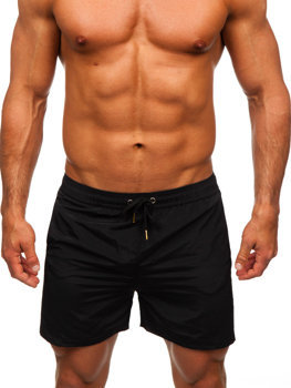 Černé pánské plavecké šortky Bolf XL018