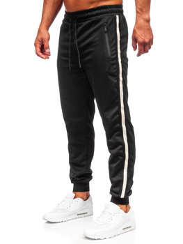 Černé pánské teplákové jogger kalhoty Bolf JX6156
