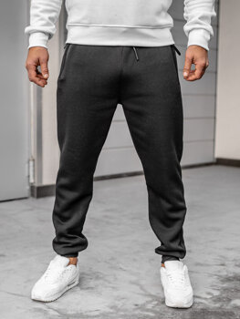 Černé pánské teplákové jogger kalhoty Bolf JX6205A