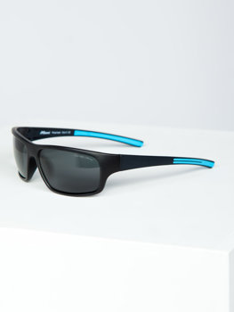 Černo-modré pánské sluneční brýle Bolf MIAMI1