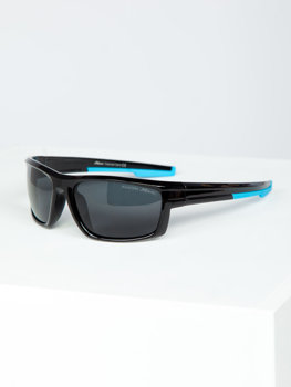 Černo-modré pánské sluneční brýle Bolf MIAMI7