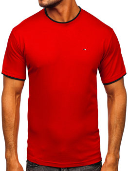 Červené pánské tričko Bolf 14316