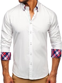 Pánská košile BOLF 2705 bílá