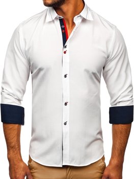 Pánská košile BOLF 5826 bílá