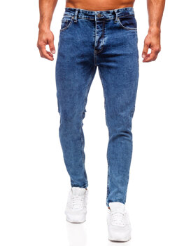 Tmavě modré pánské džíny regular fit Bolf 6067