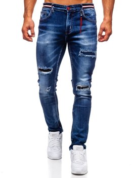Tmavě modré pánské džíny slim fit Bolf 80033W0