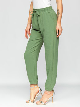 Zelené dámské jogger kalhoty Bolf W5071