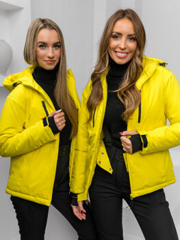 Žlutá dámská zimní sportovní bunda Bolf HH012B