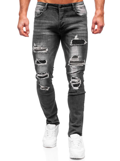 Černé pánské džíny regular fit Bolf MP0072N
