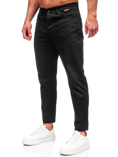 Černé pánské textilní kalhoty Bolf GT