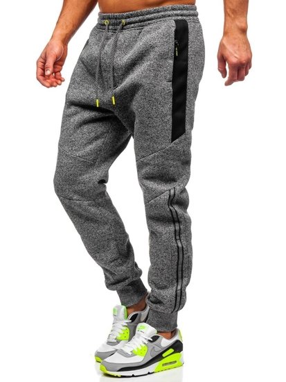 Grafitové pánské silné jogger kalhoty Bolf TC984
