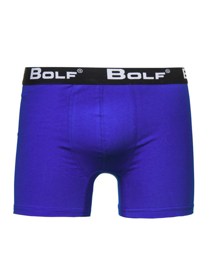 Kobaltové pánské boxerky Bolf 0953-2P 2 PACK