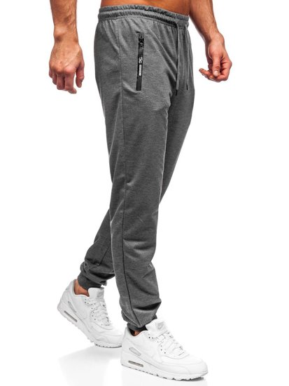 Šedé pánské jogger kalhoty Bolf JX1033