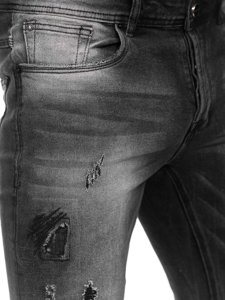 Černé pánské džíny regular fit Bolf MP008N