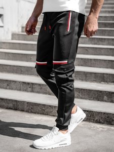 Černé pánské jogger kalhoty Bolf K10276