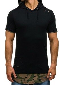 Černé pánské tričko Bolf 1055 
