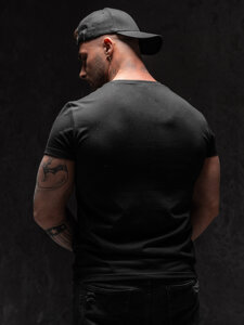 Černé pánské tričko s potiskem Bolf Y70015