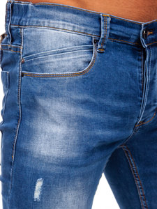 Modré pánské džíny slim fit Bolf MP0018B