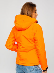 Oranžová dámská zimní sportovní bunda Bolf HH012A