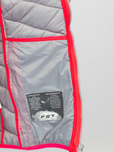Růžová dámská zimní bunda Bolf AB027