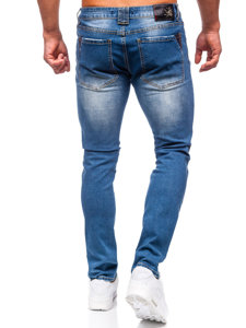 Tmavě modré pánské džíny slim fit Bolf MP0086BS